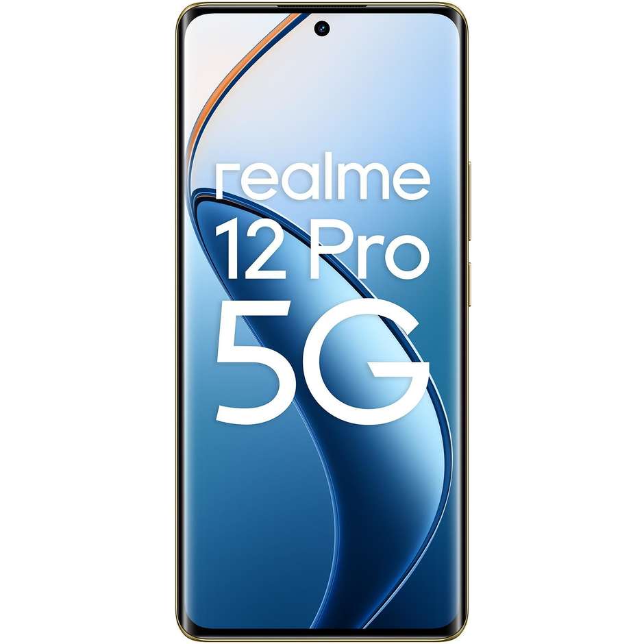 Realme 12 Pro 5G Smartphone 6,7" Ram 12 Gb Memoria 256 Gb Android colore blue