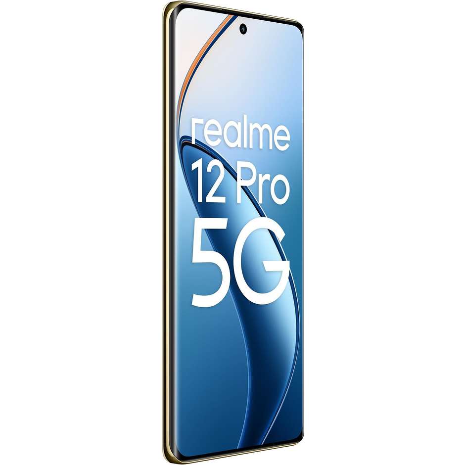 Realme 12 Pro 5G Smartphone 6,7" Ram 12 Gb Memoria 256 Gb Android colore blue