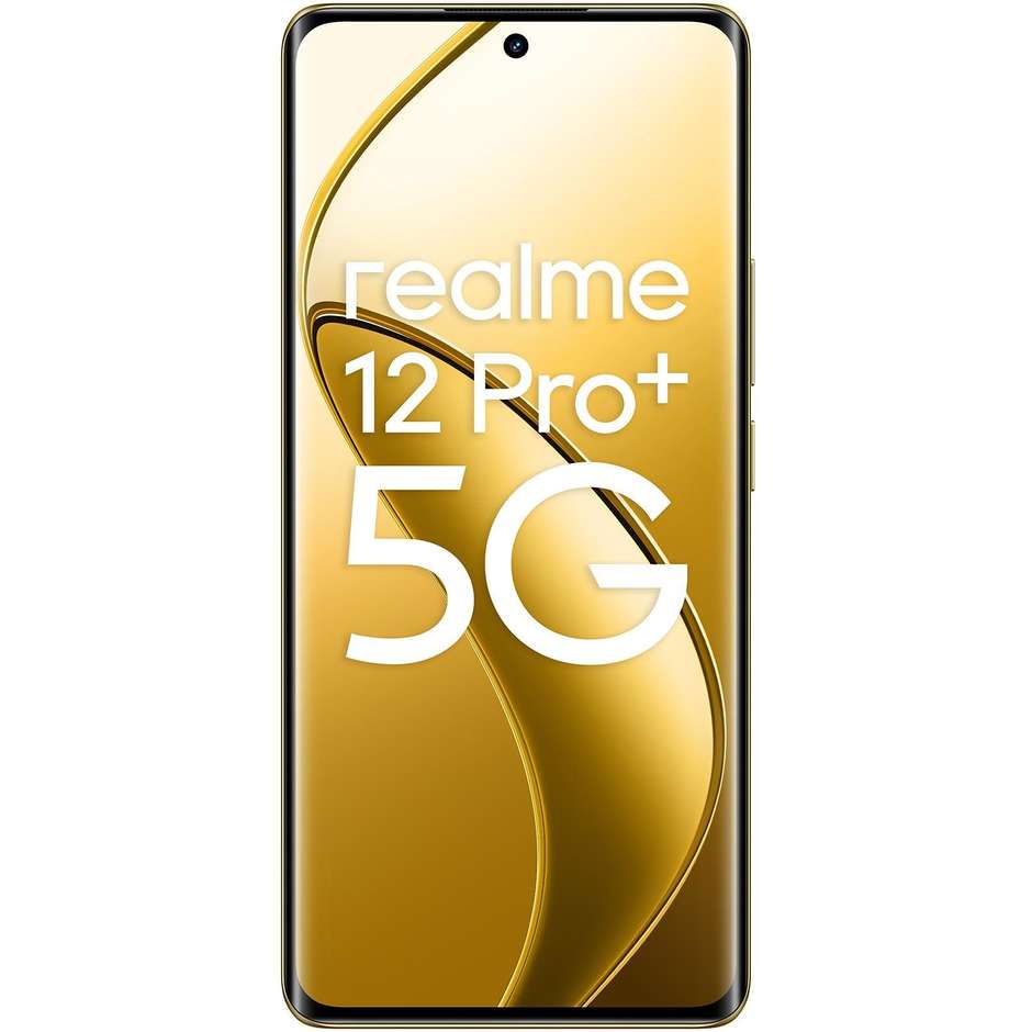 Realme 12 Pro+ 5G Smartphone 6,7" Ram 12 Gb Memoria 512 Gb Android colore beige