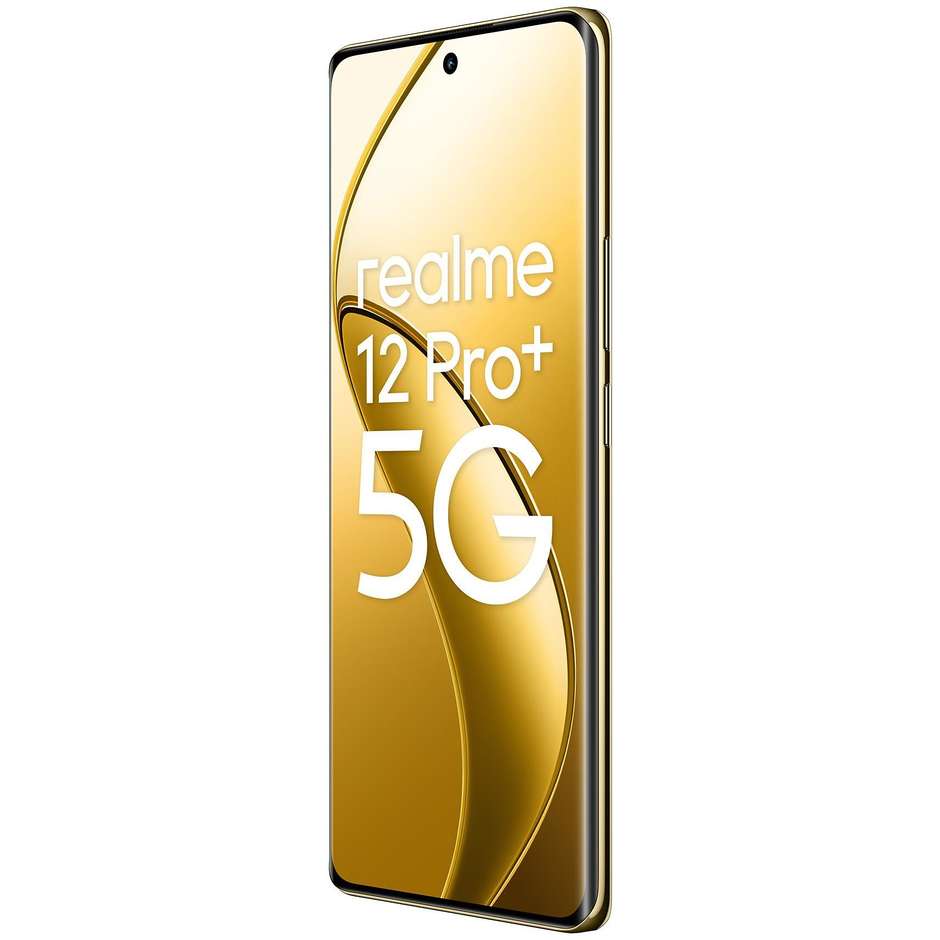 Realme 12 Pro+ 5G Smartphone 6,7" Ram 12 Gb Memoria 512 Gb Android colore beige