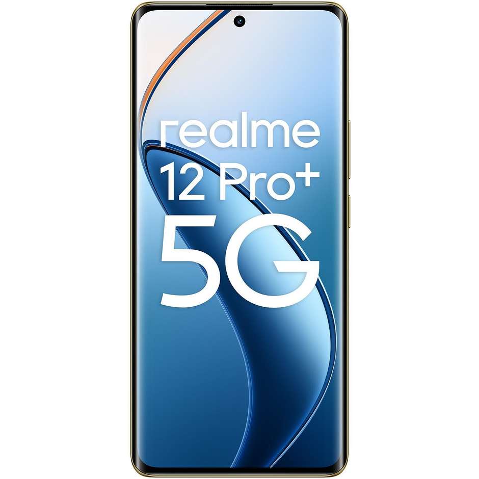 Realme 12 Pro+ 5G Smartphone 6,7" Ram 12 Gb Memoria 512 Gb Android colore blue