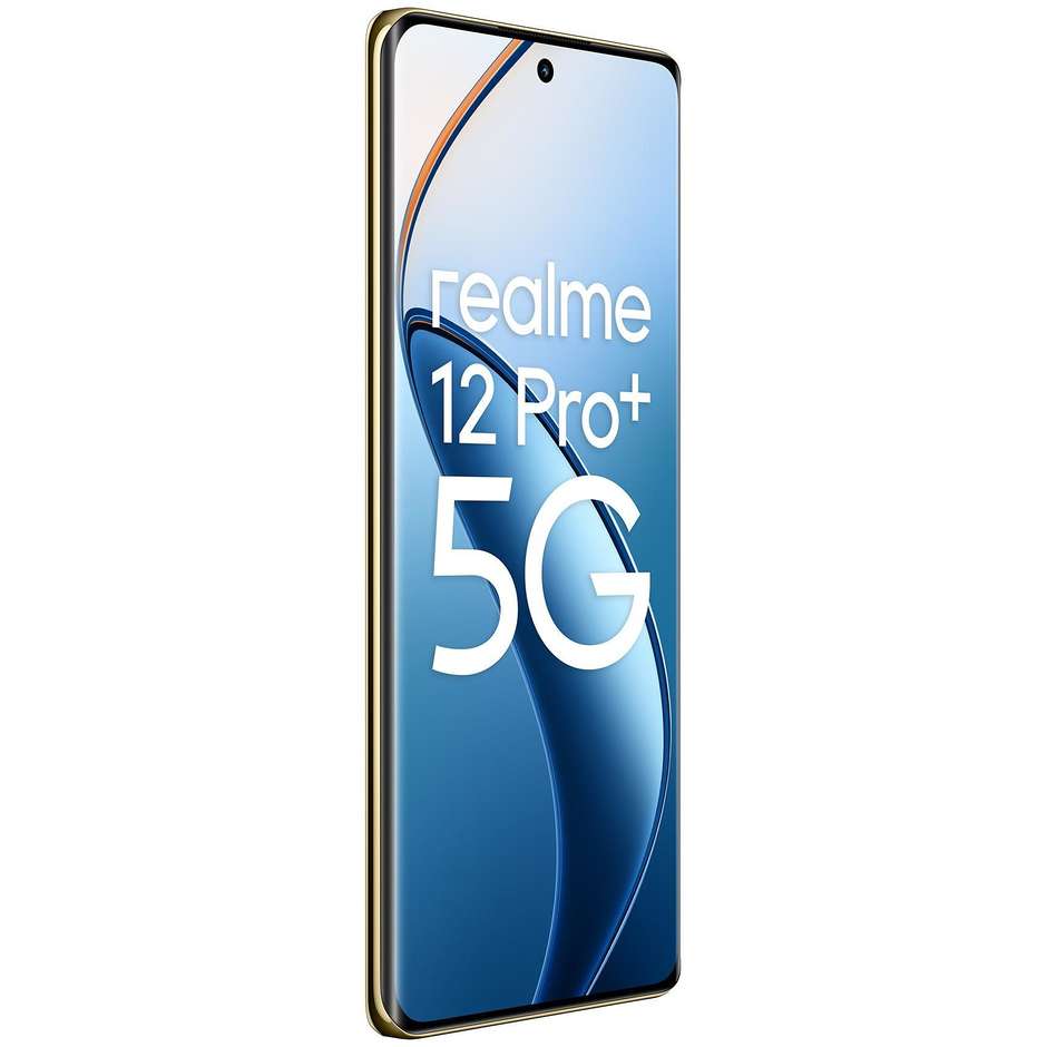 Realme 12 Pro+ 5G Smartphone 6,7" Ram 12 Gb Memoria 512 Gb Android colore blue