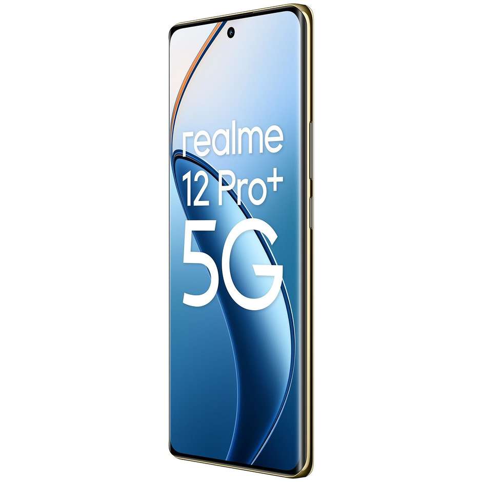 Realme 12 Pro+ 5G Smartphone 6,7" Ram 12 Gb Memoria 512 Gb Android colore blue