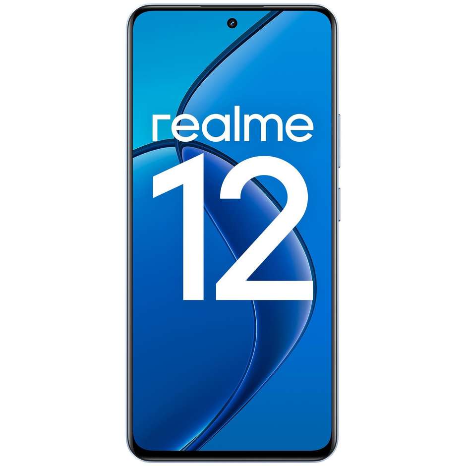 Realme 12 Smartphone 6,67" Ram 8 Gb Memoria 512 Gb Android 14 Colore Blu