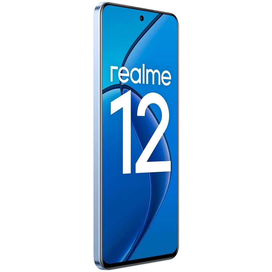 Realme 12 Smartphone 6,67" Ram 8 Gb Memoria 512 Gb Android 14 Colore Blu