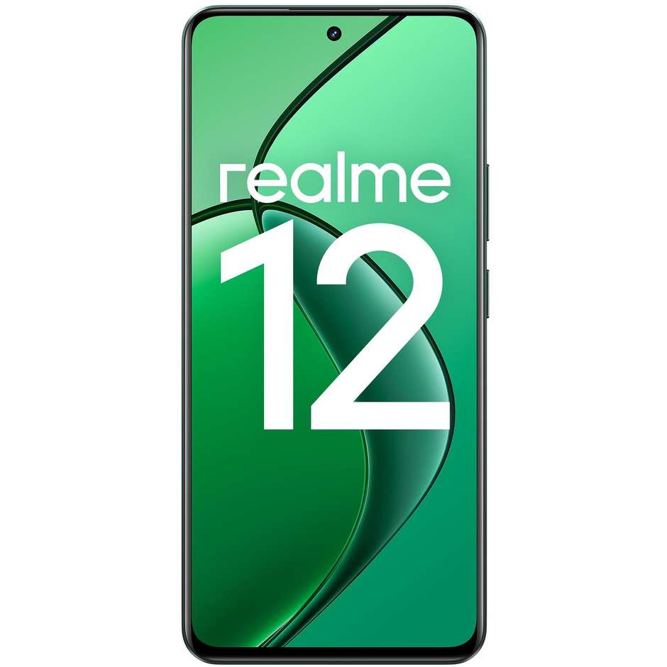 Realme 12 Smartphone 6,67" Ram 8 Gb Memoria 512 Gb Android 14 Colore Verde