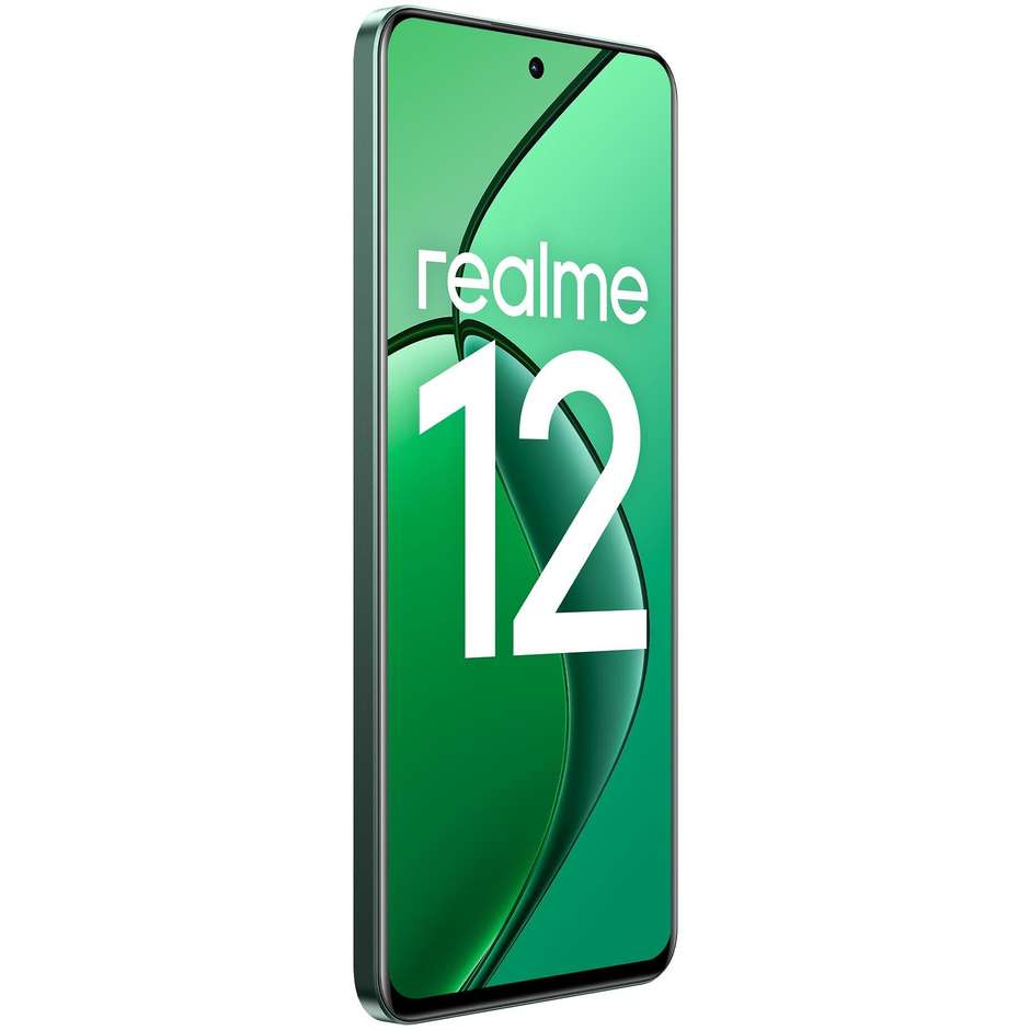 Realme 12 Smartphone 6,67" Ram 8 Gb Memoria 512 Gb Android 14 Colore Verde