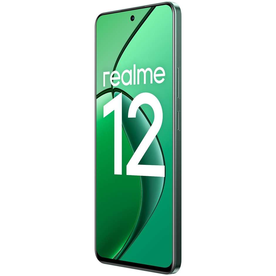 Realme 12 Smartphone 6,67" Ram 8 Gb Memoria 512 Gb Android 14 Colore Verde