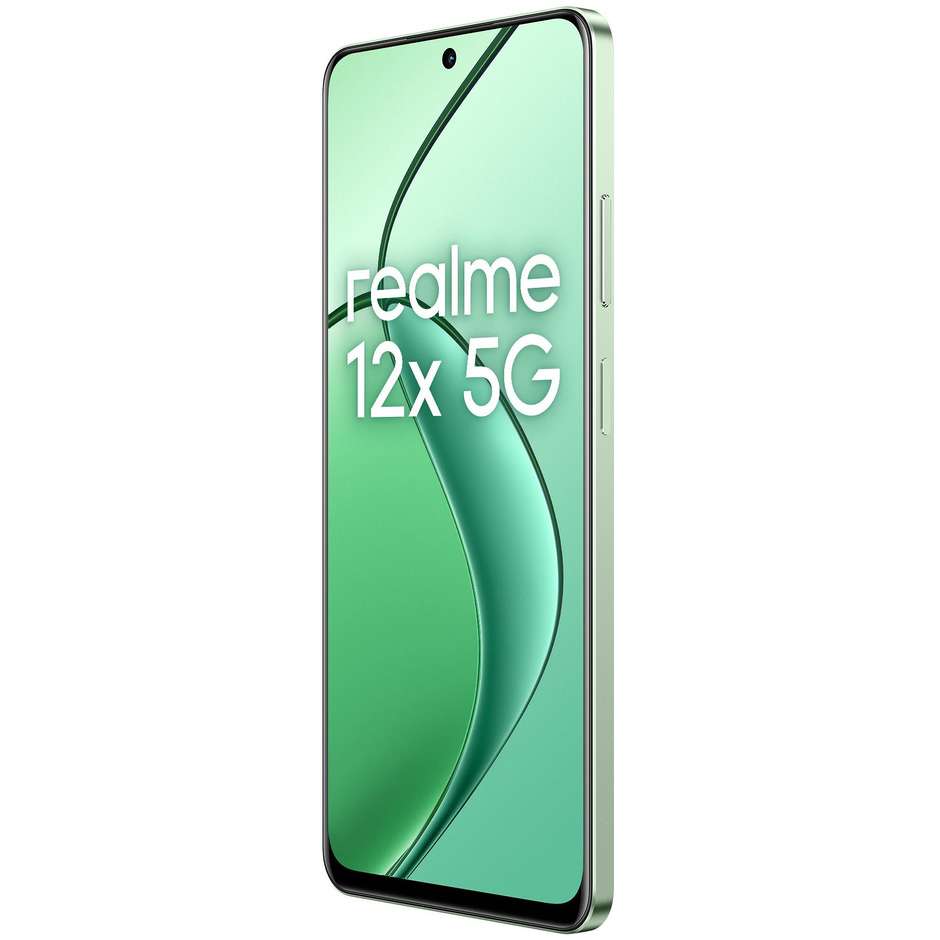 Realme 12X 5G Smartphone 6,67" Ram 8 Gb Memoria 256 Gb Android colore verde