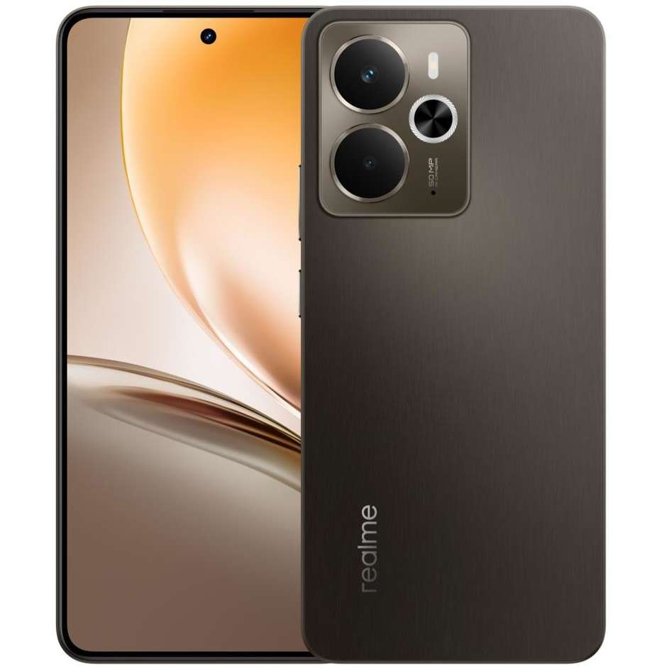 Realme 14 Smartphone 5G 16,9 cm (6.67") AMOLED 120Hz Snapdragon 6 Gen 4 12 GB 256 GB 50 MP Nero
