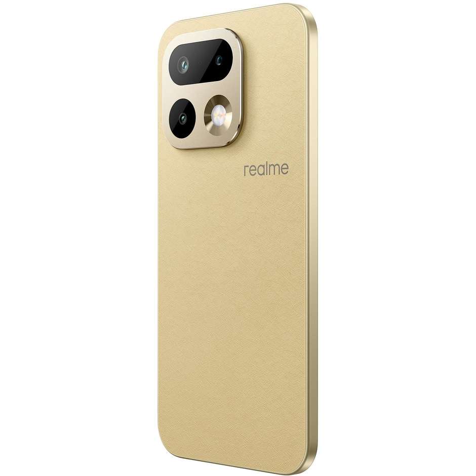 Realme 16 Pro Smartphone 5G 17,2 cm (6.78") AMOLED 120Hz 8 GB 256 GB 50 MP OIS Oro (Gold)