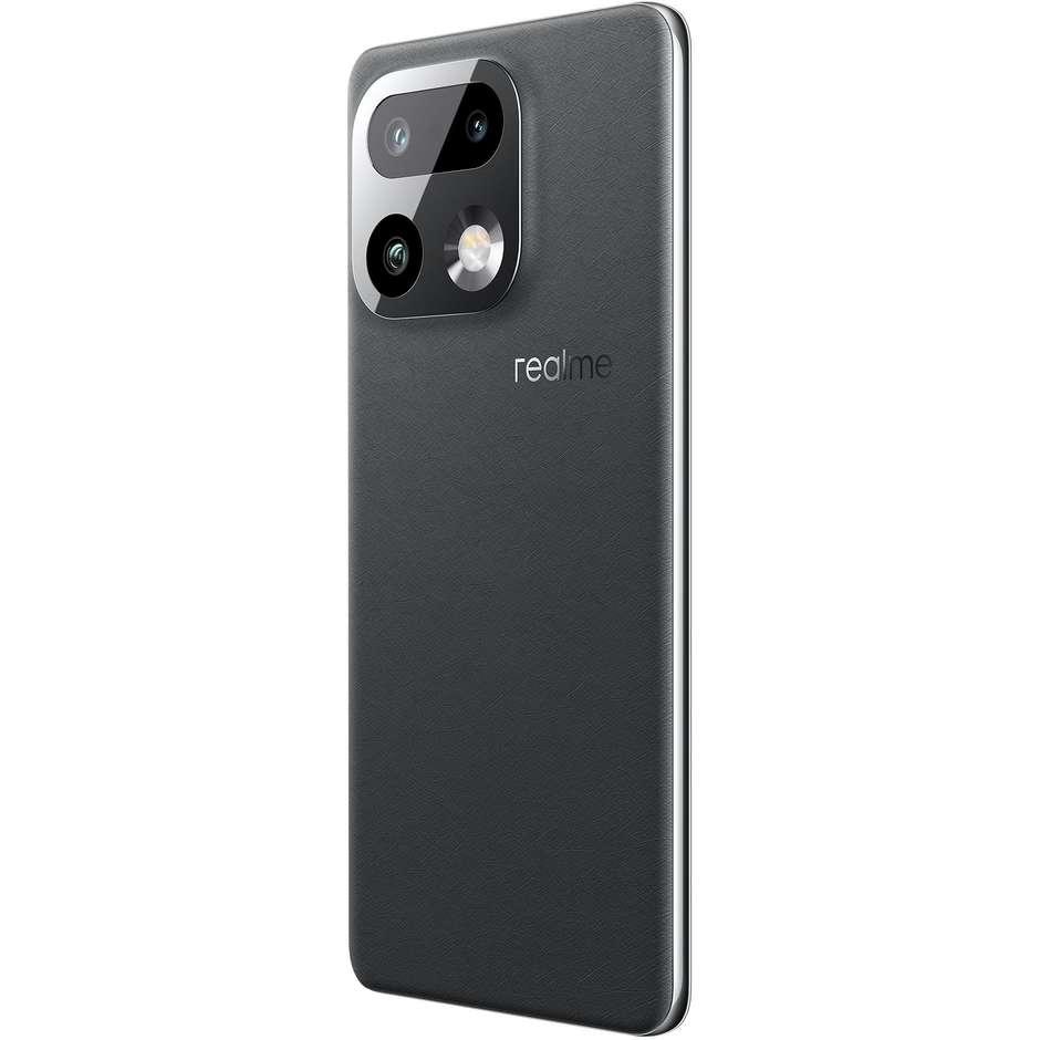 Realme 16 Pro+ Smartphone 5G 17,2 cm (6.78") Curved AMOLED 120Hz 12 GB 512 GB 200 MP OIS Grigio (Master Grey)
