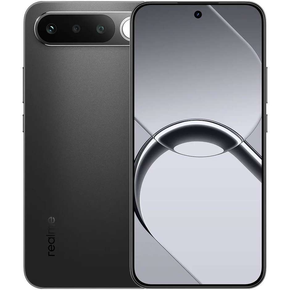 Realme 16 Smartphone 5G 17,2 cm (6.78") AMOLED 120Hz 8 GB 256 GB 50 MP AI Nero (Black)
