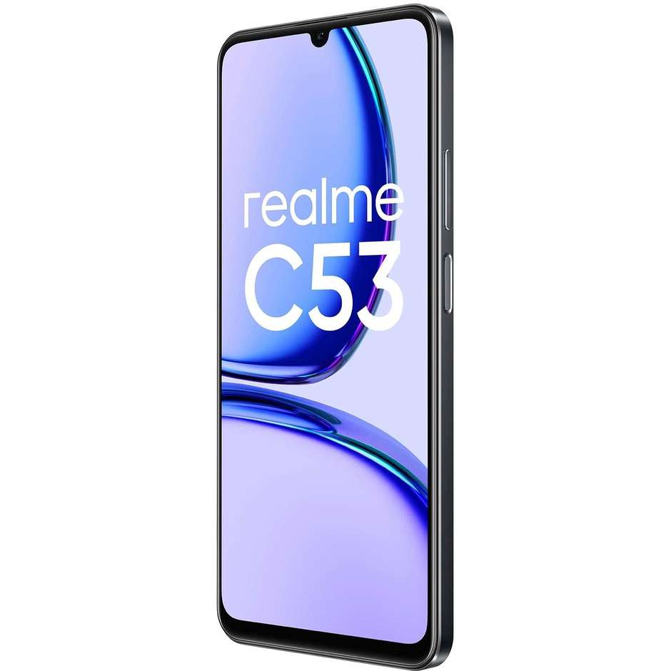 Realme C 53 Smartphone 6.74" Ram 6 GB Memoria 128 GB Android 13 Colore Nero