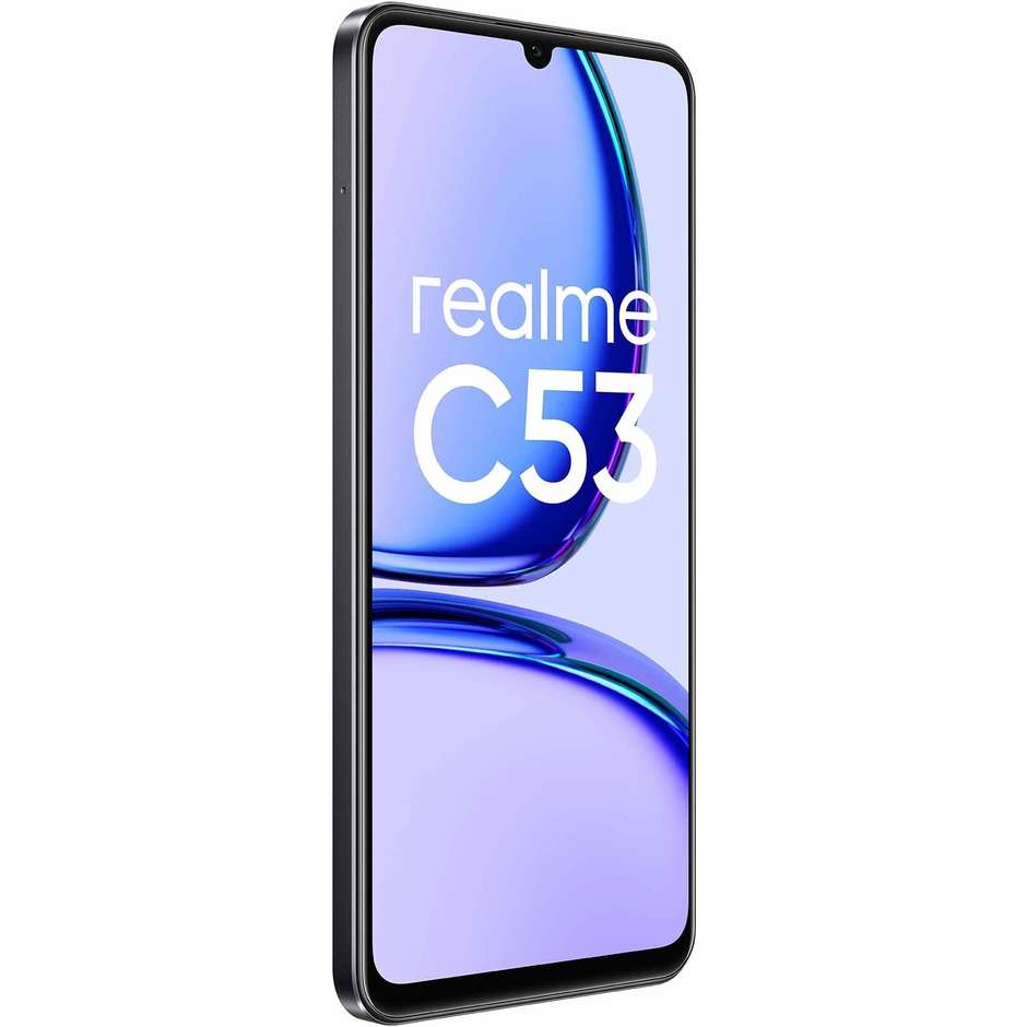 Realme C 53 Smartphone 6.74" Ram 6 GB Memoria 128 GB Android 13 Colore Nero