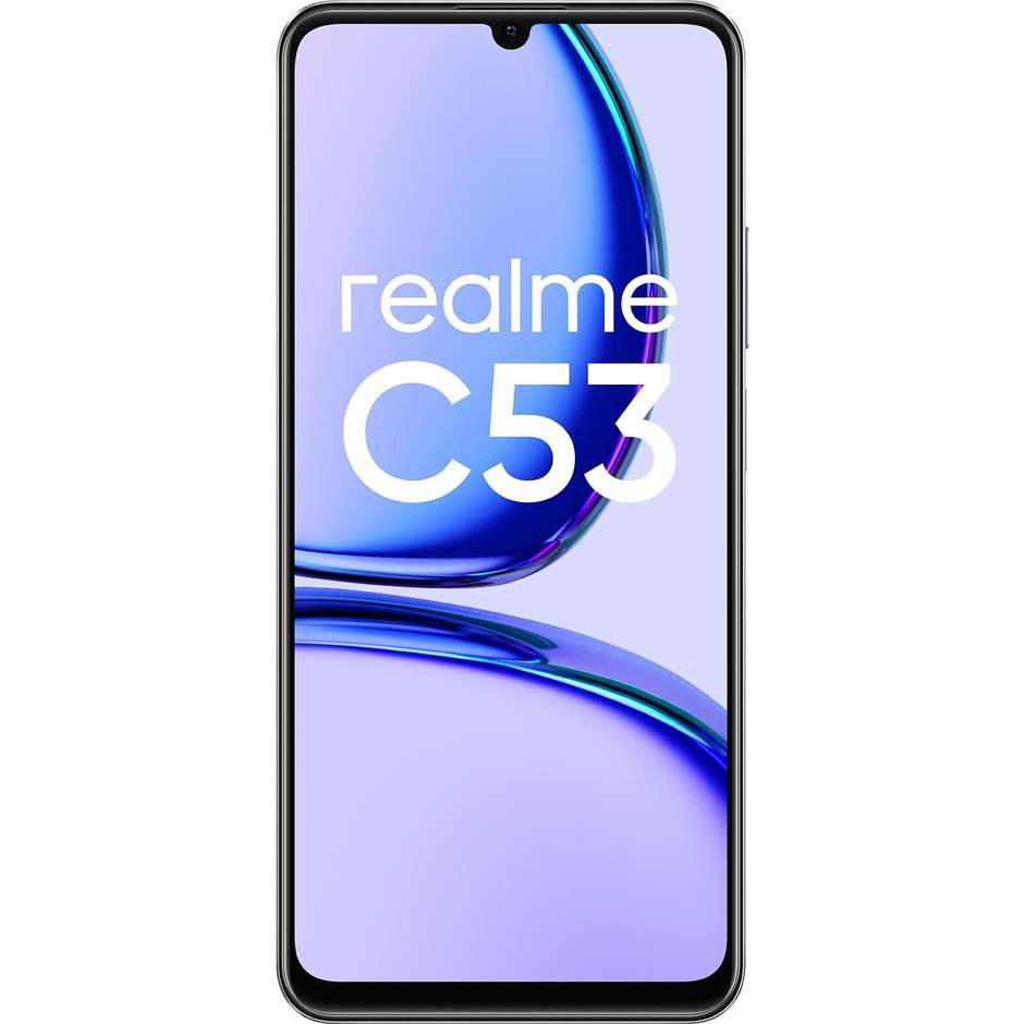 Realme C 53 Smartphone 6.74" Ram 6 GB Memoria 128 GB Android 13 Colore Nero