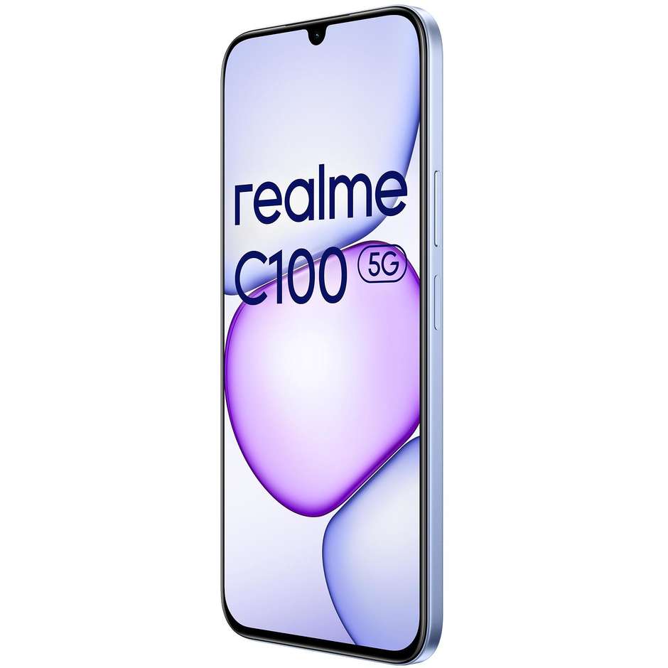 Realme C100 Smartphone 5G 17,2 cm (6.8") 144Hz 4 GB 128 GB 50 MP AI 5000 mAh Viola (Purple)