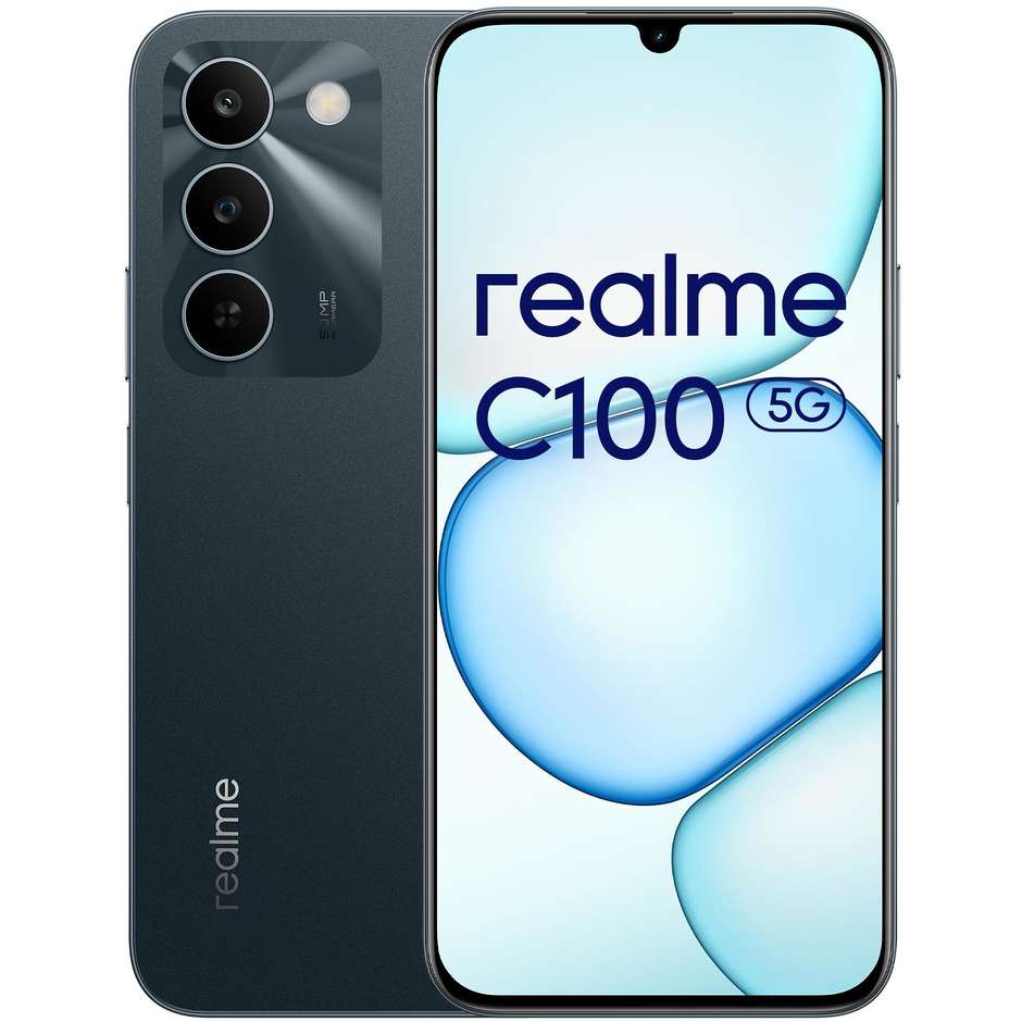 Realme C100 Smartphone 5G 17,2 cm (6.8") 144Hz 4 GB 256 GB 50 MP AI 5000 mAh Verde (Green)