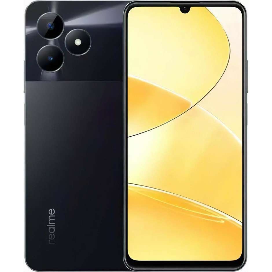 Realme C51 Smartphone 6,74"HD+ Ram 6 Gb Memoria 256 Gb Android colore nero