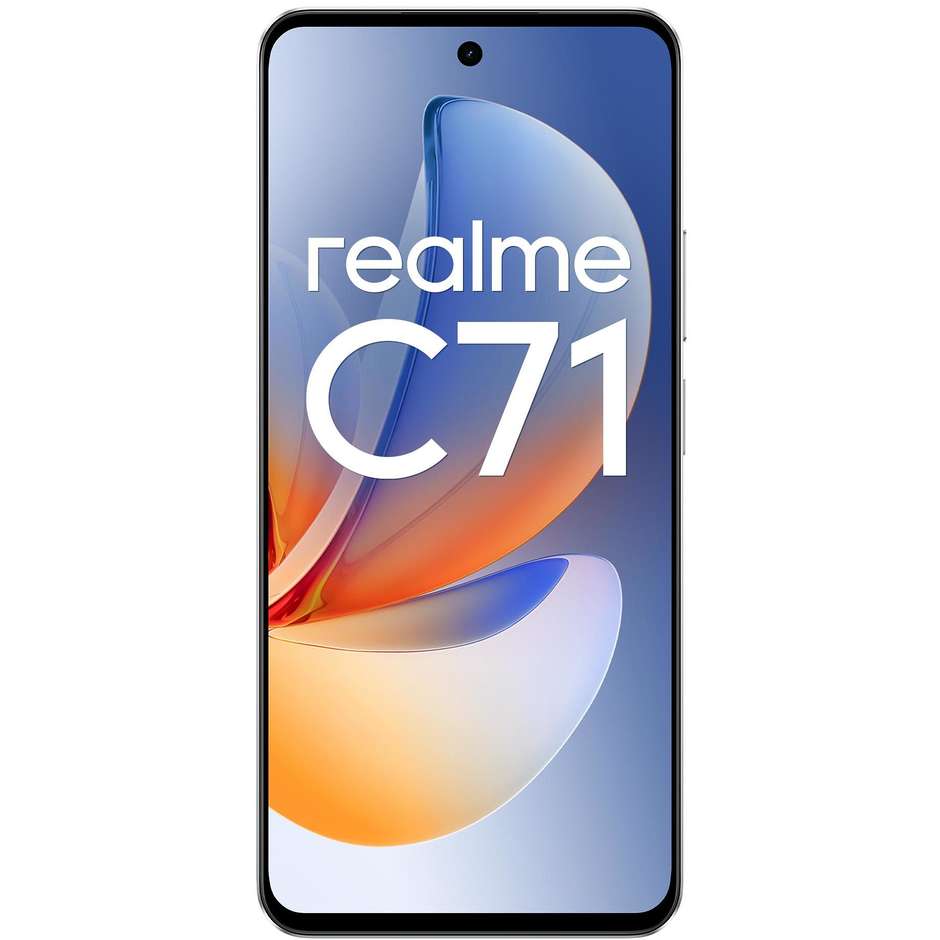 Realme C71 Smartphone 6.67" Ram 8 GB Memoria 256 GB Colore Bianco
