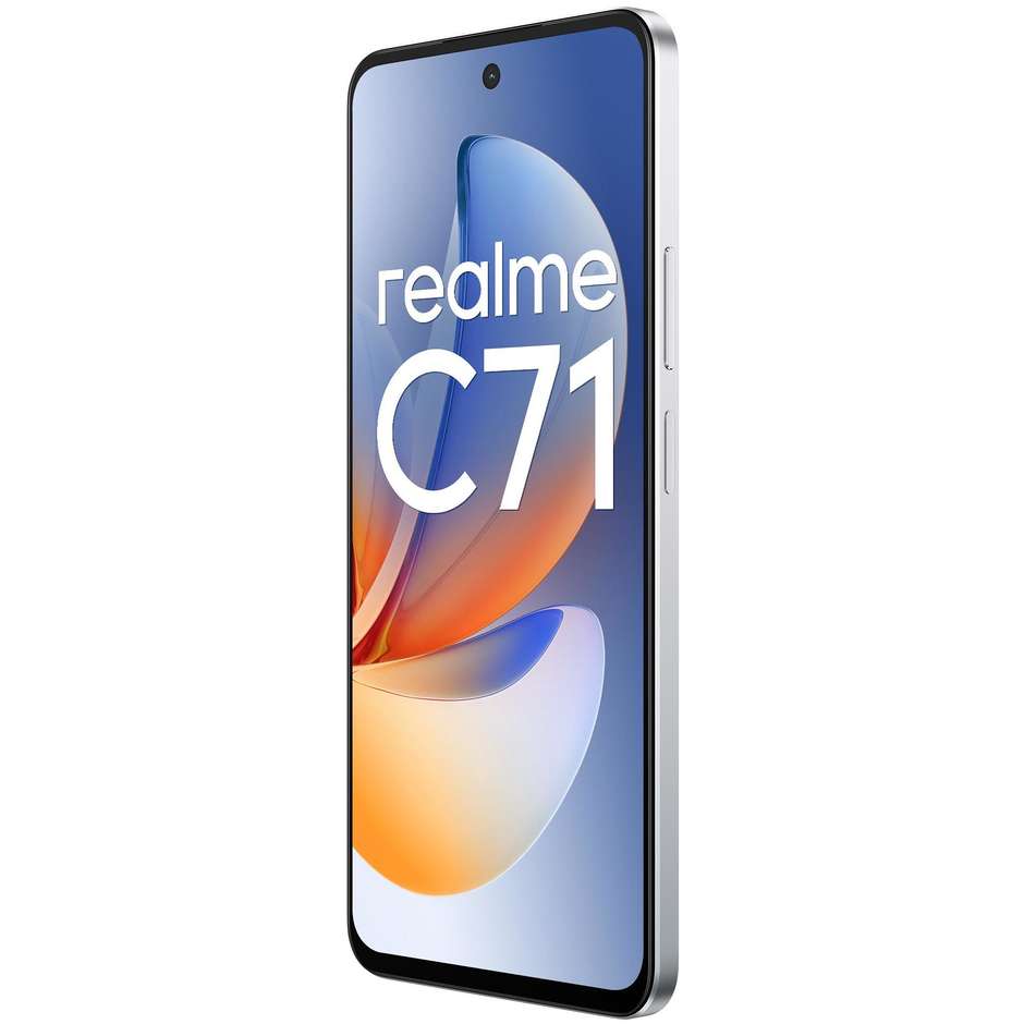 Realme C71 Smartphone 6.67" Ram 8 GB Memoria 256 GB Colore Bianco
