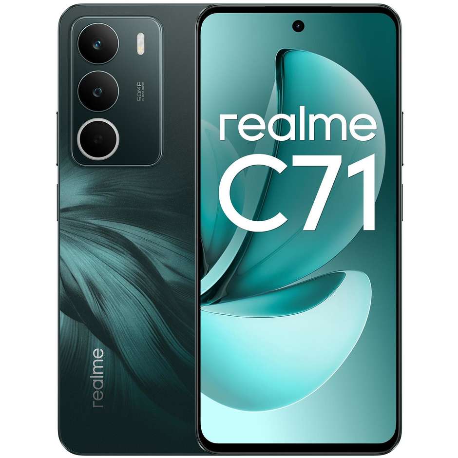 Realme C71 Smartphone 6.67"Ram 8 GB Memoria 256 GB Colore Verde