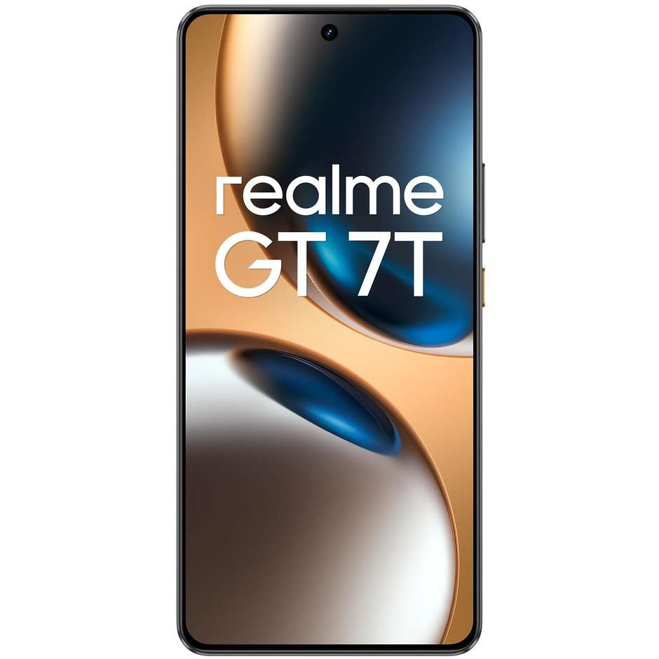 Realme GT 7T Smartphone 5G 6.8" Ram 12 GB Memoria 256 GB Android 15 Colore Giallo