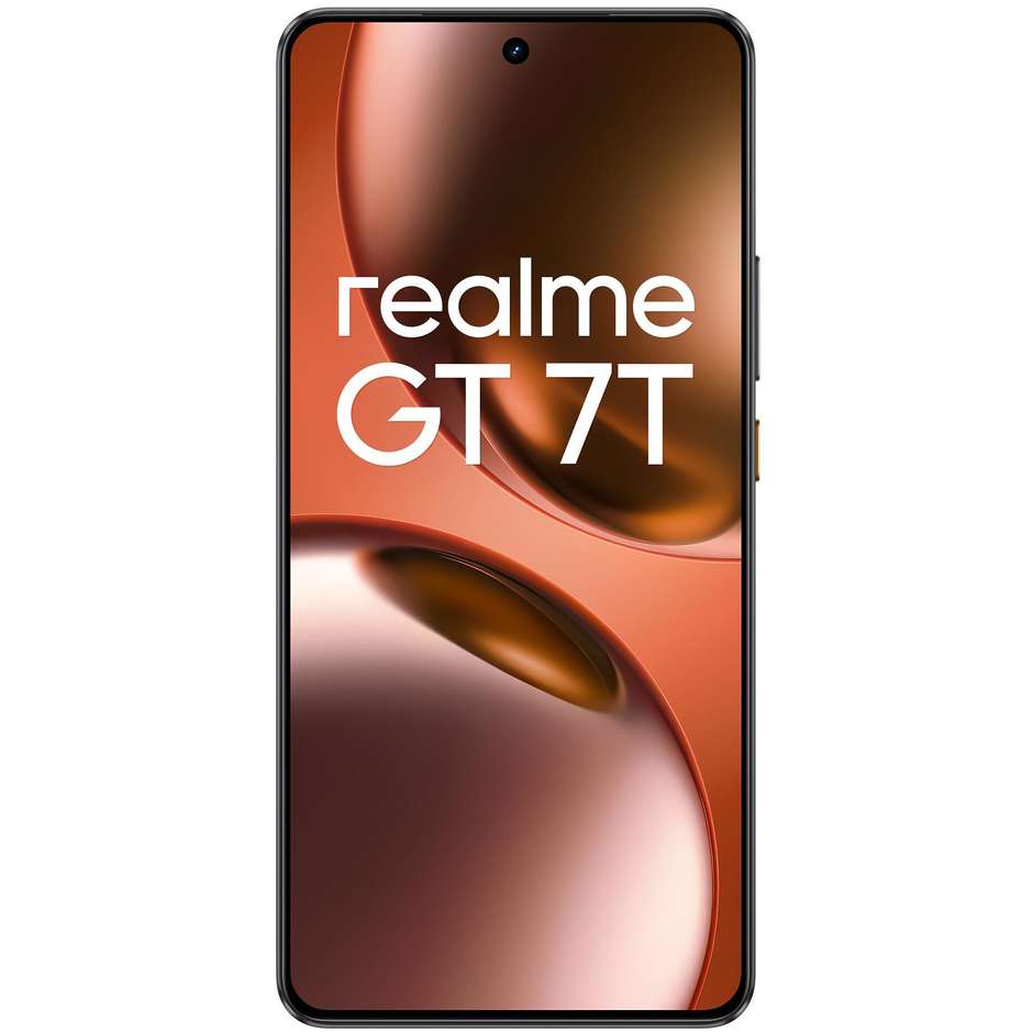 Realme GT 7T Smartphone 5G 6.8" Ram 12 GB Memoria 512 GB Android 15 Colore Nero