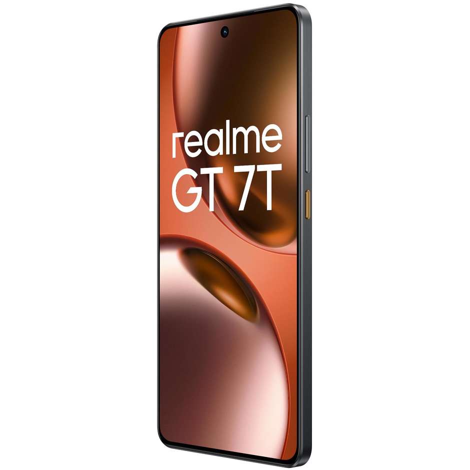 Realme GT 7T Smartphone 5G 6.8" Ram 12 GB Memoria 512 GB Android 15 Colore Nero
