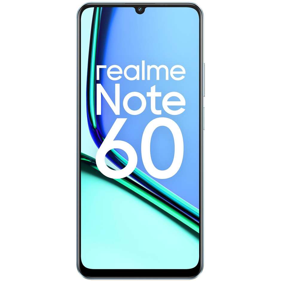 Realme Note 60 Smartphone 4G 6.74" Ram 4 GB Memoria 128 GB Android 14 Colore Blu