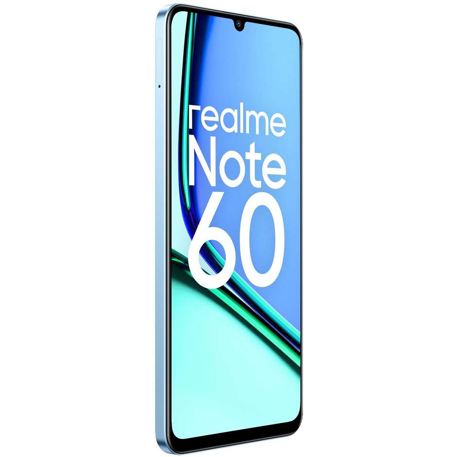 Realme Note 60 Smartphone 4G 6.74" Ram 4 GB Memoria 128 GB Android 14 Colore Blu