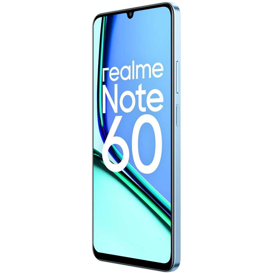 Realme Note 60 Smartphone 4G 6.74" Ram 4 GB Memoria 128 GB Android 14 Colore Blu