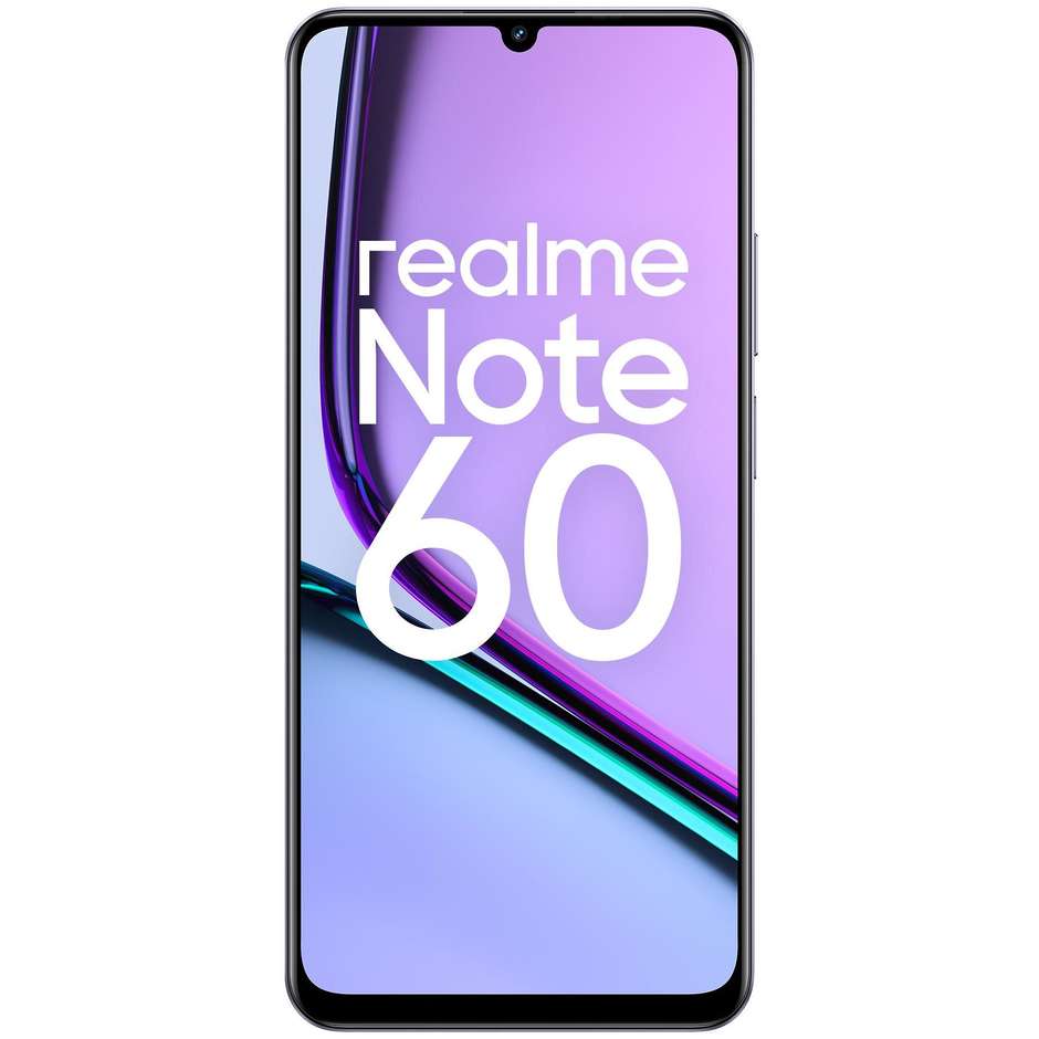 Realme Note 60 Smartphone 4G 6.74" Ram 4 GB Memoria 128 GB Android 14 Colore Nero