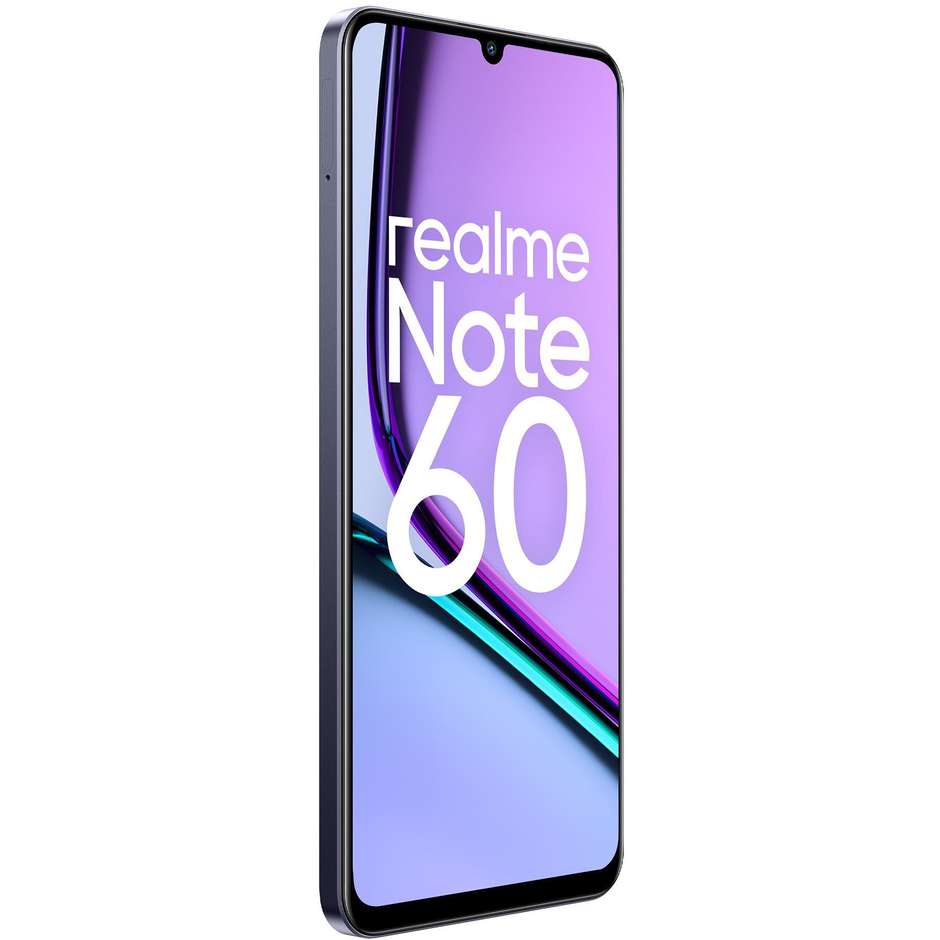 Realme Note 60 Smartphone 4G 6.74" Ram 4 GB Memoria 128 GB Android 14 Colore Nero