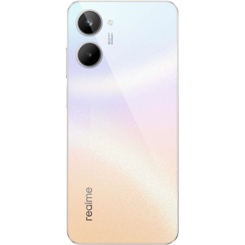 Realme R10 Smartphone 6,4" AMOLED Ram 8 Gb Memoria 256 Gb Android Colore Clash White