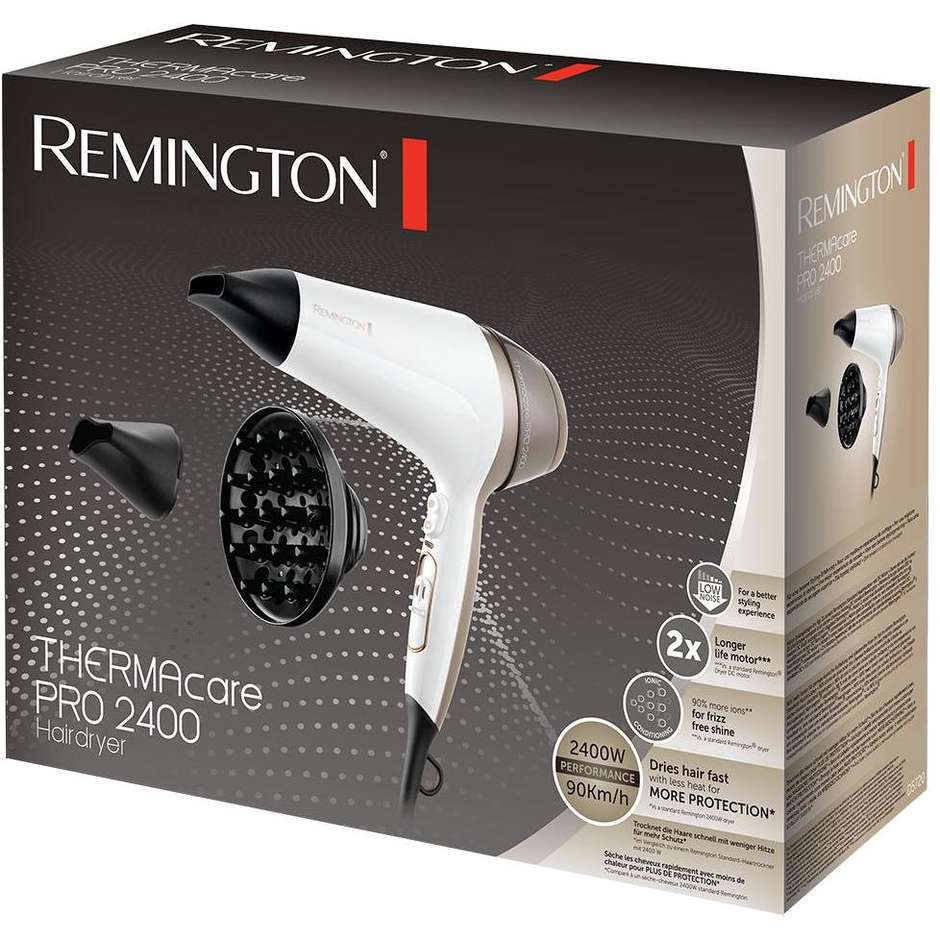 Remington D5720 asciugacapelli ionico con diffusore e concentratore