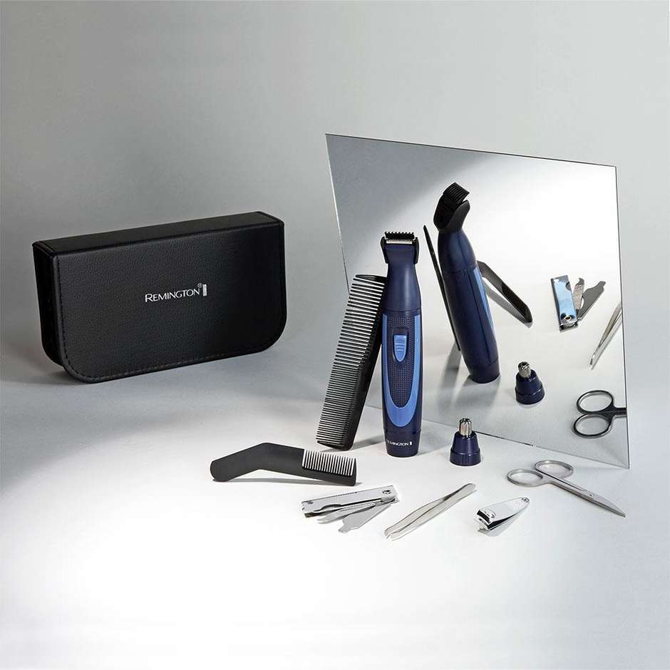 Remington NE3890 Kit Rifinitore Igiene Personale 13 in 1 per Naso, Orecchie e Manicure