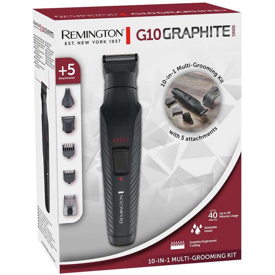 Remington PG2100 kit multigrooming con 5 accessori e autonomia 40 minuti