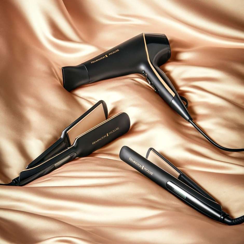 Remington PROluxe Midnight Edition S9150B Piastra per Capelli con Tecnologia OPTIheat 230 °C Nero