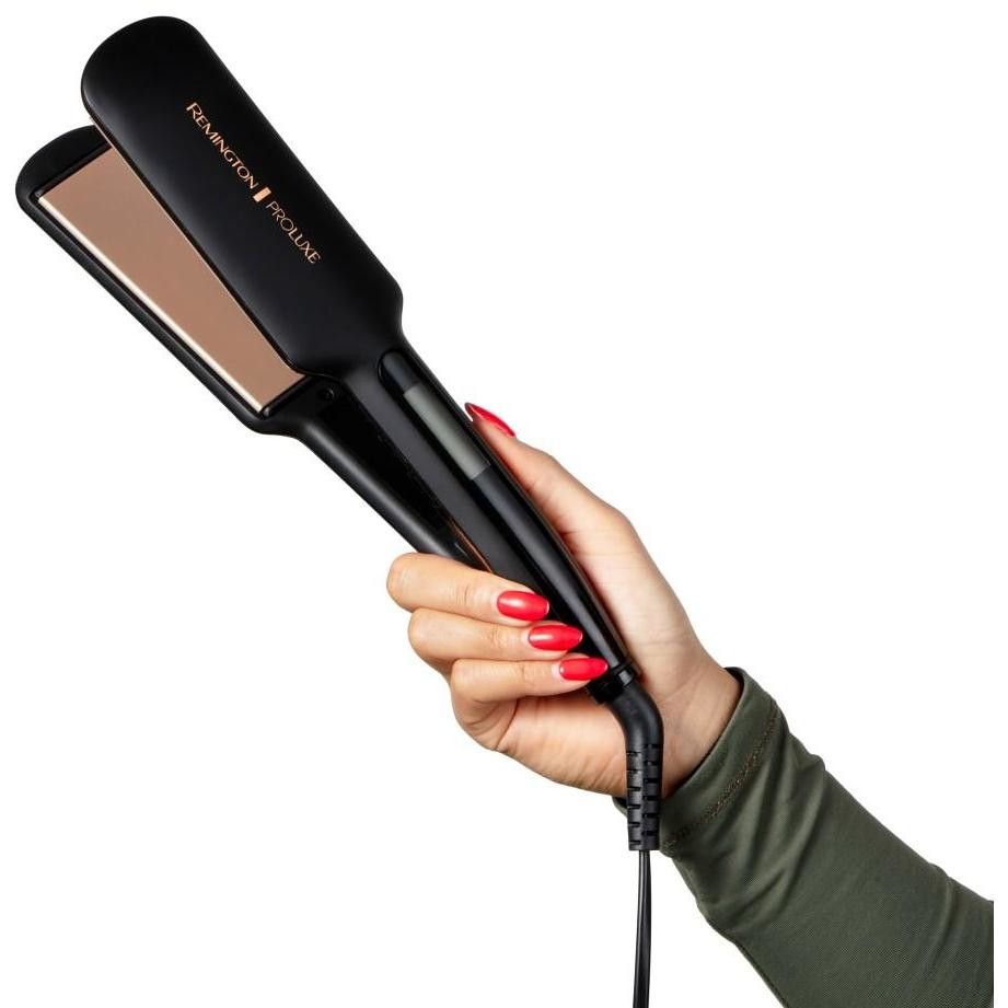 Remington PROluxe Midnight S9150B, piastra larga con 9 temperature
