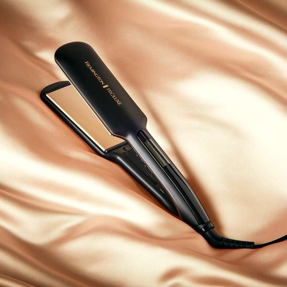 Remington PROluxe S9150B Piastra per Capelli con Tecnologia Termica Intelligente 230°C Nero e Bronzo