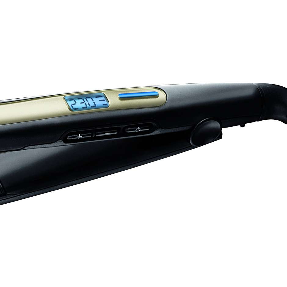 Remington Sleek & Curl S6500 Piastra per Capelli Stretta 2 in 1 Liscio e Ricci Ceramica Nero