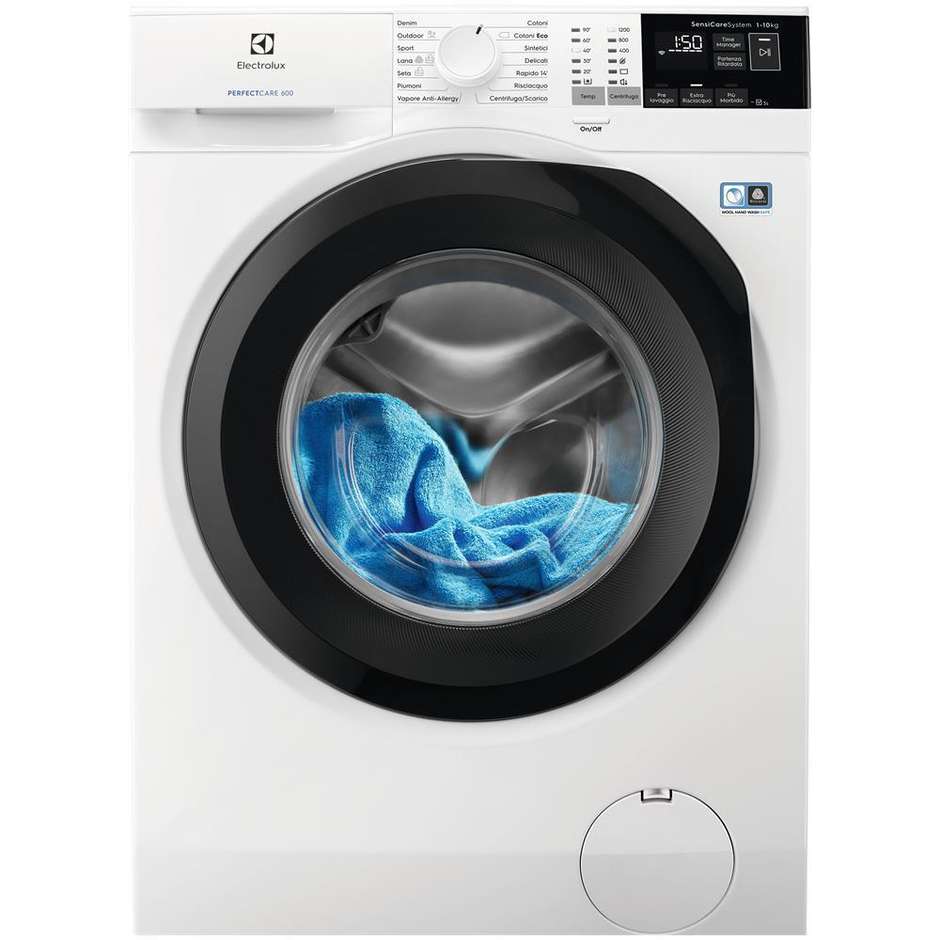 Rex/Electrolux EW6F412B lavatrice carica frontale 10 Kg 1200 giri classe A+++ colore bianco