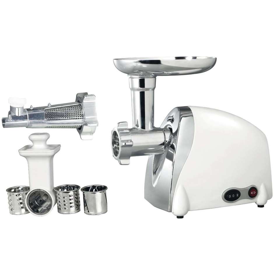 RGV DUETTO PLUS Tritacarne Passapomodoro e Grattugia Multifunzione 500 W Bianco