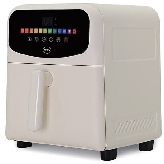 RGV FRYTYPE6AI Friggitrice ad Aria Calda 6 L 1700 W Colore Beige e Nero