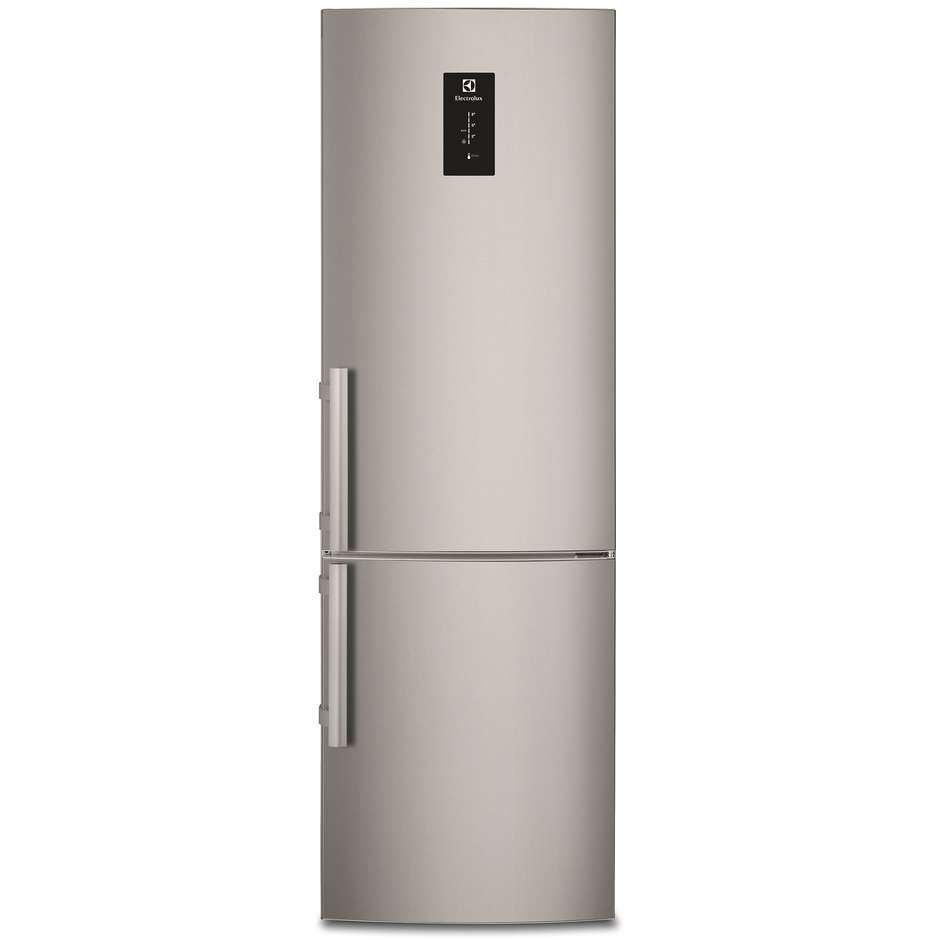 RN3454NOX Rex/Electrolux frigorifero combinato 318 litri classe A++ ventilato/No Frost inox