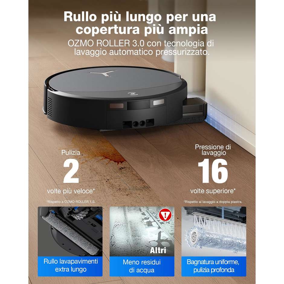 robot aspira-lava 30000 pa rullo osmo roller 3.0