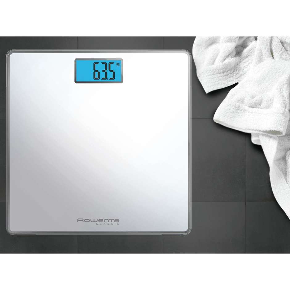 Rowenta Classis BS1501 Bilancia Pesapersone Display LCD Peso Max 160 Kg