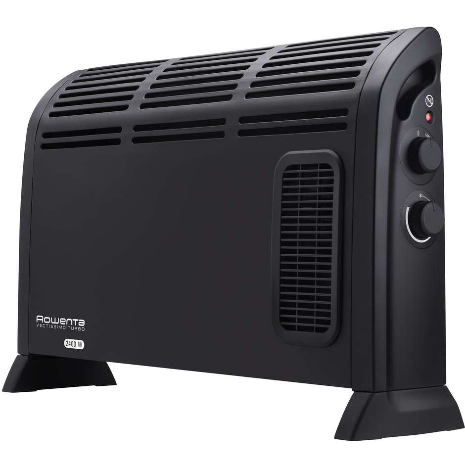 ROWENTA CO3035 Termoventilatore Elettrico Compatto 2400 W Termostato Regolabile Nero