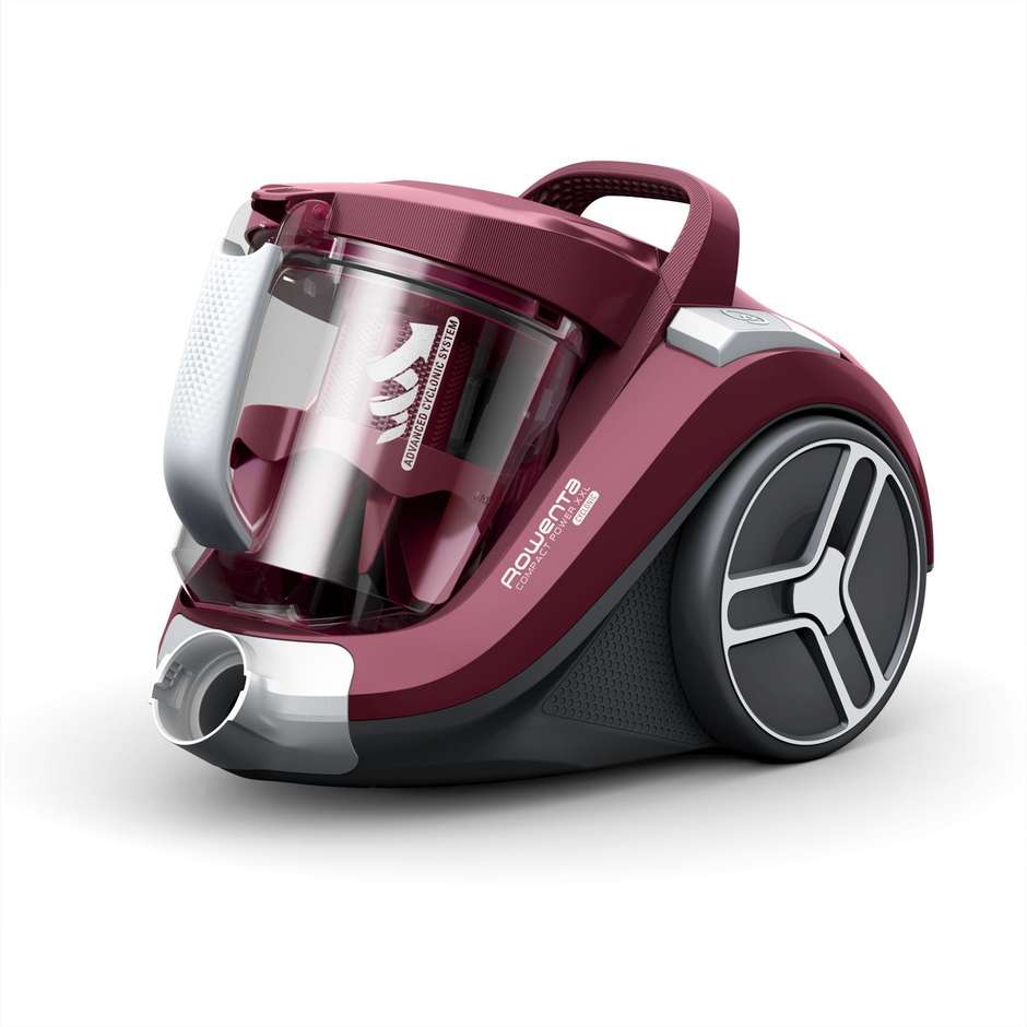 Rowenta Compact Power XXL RO4B63 Aspirapolvere a Traino Ciclonico Senza Sacco 900W Serbatoio 2,5L Nero e Arancione